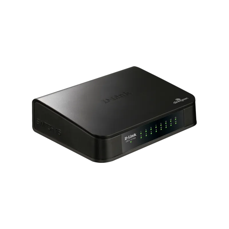 Switch  Unmanaged 16 Ports 10/100 Mbps Des-1016a/e