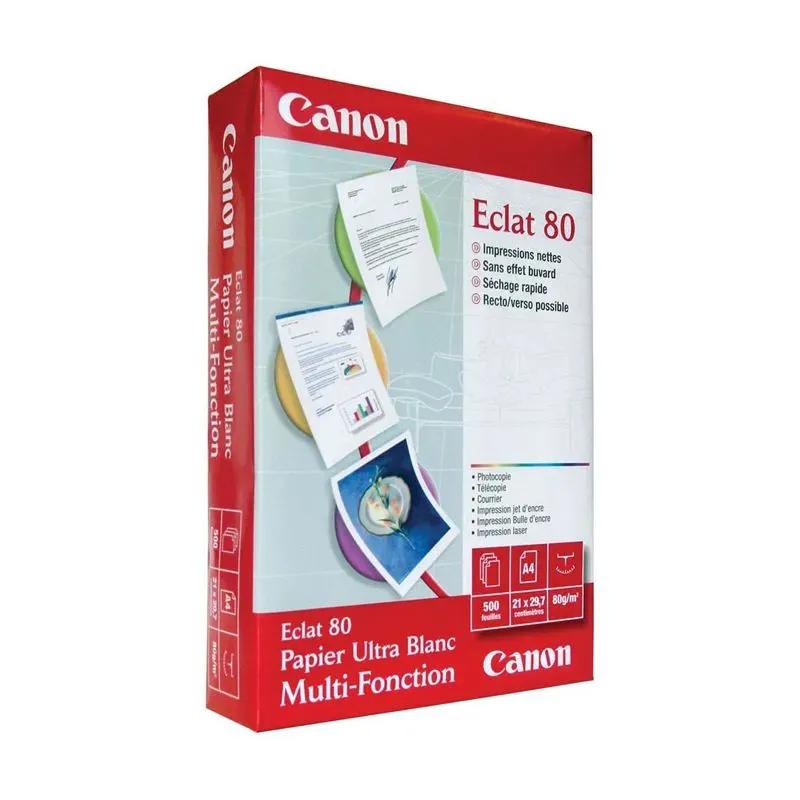 Ramette Papier Eclat 80 - 500 Feuilles A4 De 80g/m² (0255v273)