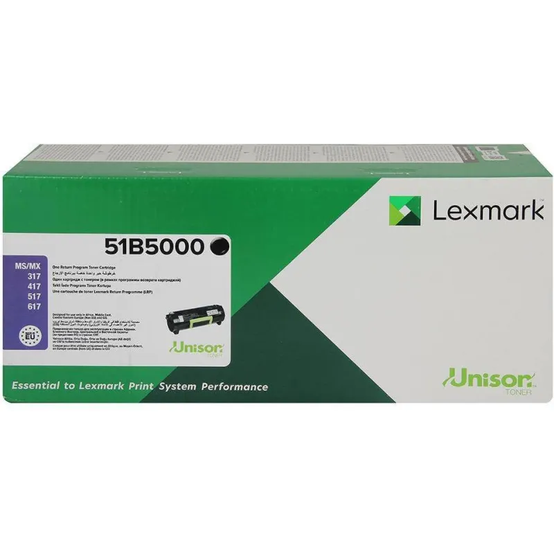 Toner D'origine (51b5000) Ms/mx 317, 417, 517, 617 - Noir