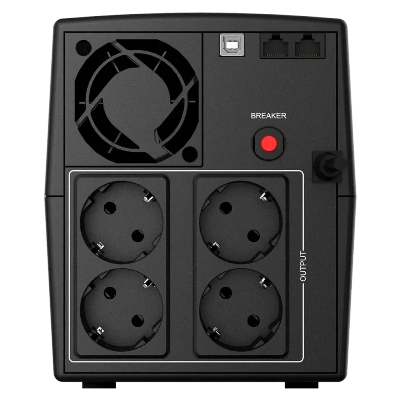 Onduleur Line-interactive Njoy Keen 1000 Usb - 600 W / 1000 Va - 4 Prises Fr (upli-li100ku-cg)