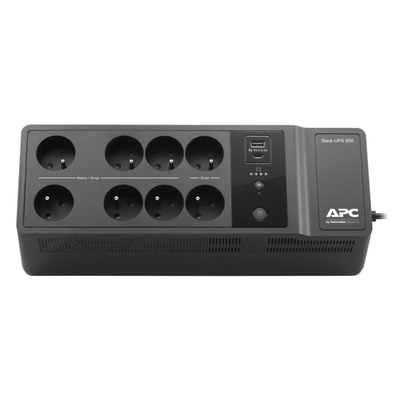 Onduleur Off-line Apc Back-ups Be850g2-fr - 520 W / 850 Va - 8 Prises Fr + Usb Type-c Et A