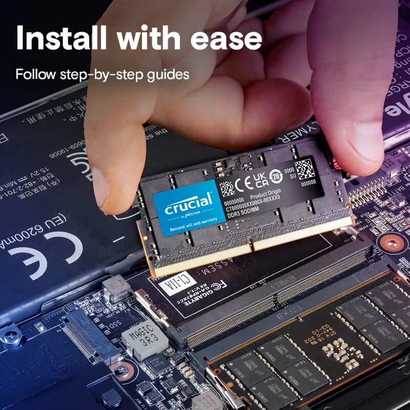 Mémoire Ram 16 Go Ddr5 5600 Mhz So-dimm (ct16g56c46s5) thumbnail 3