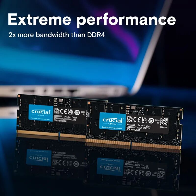 Mémoire Ram 16 Go Ddr5 5600 Mhz So-dimm (ct16g56c46s5) thumbnail 4