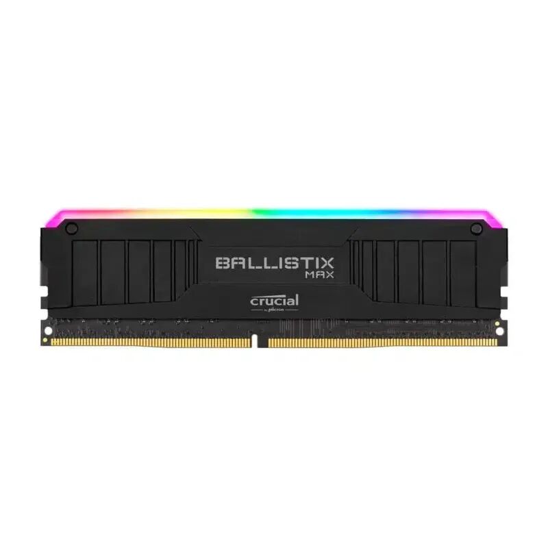Barrette Mémoire Ram Ballistix Black Rgb Ddr4 8 Go 3200 Mhz (balistix8g3200m-rgb)