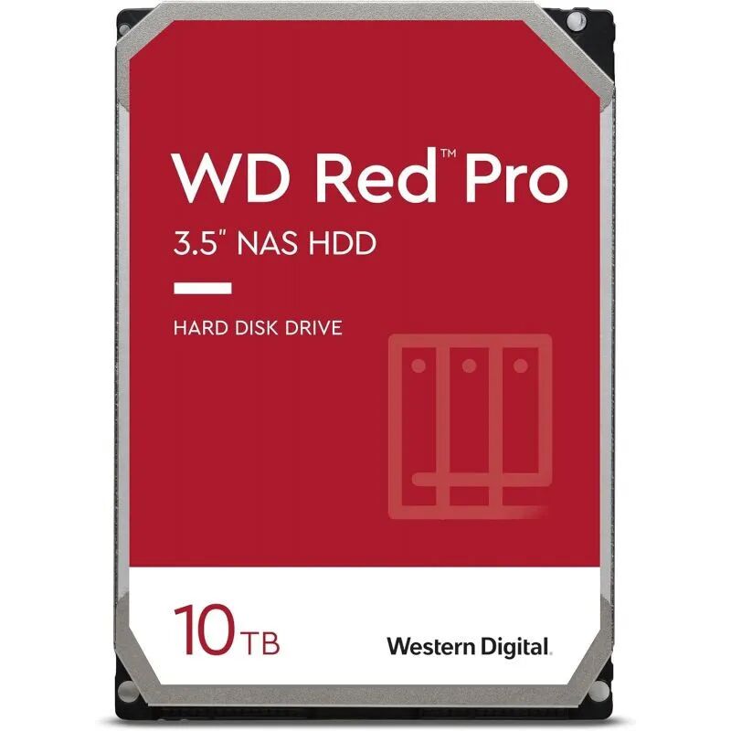 Disque Dur Interne Rouge Pro 10to 3.5 Nas - 7200 Rpm - (wd102kfbx)