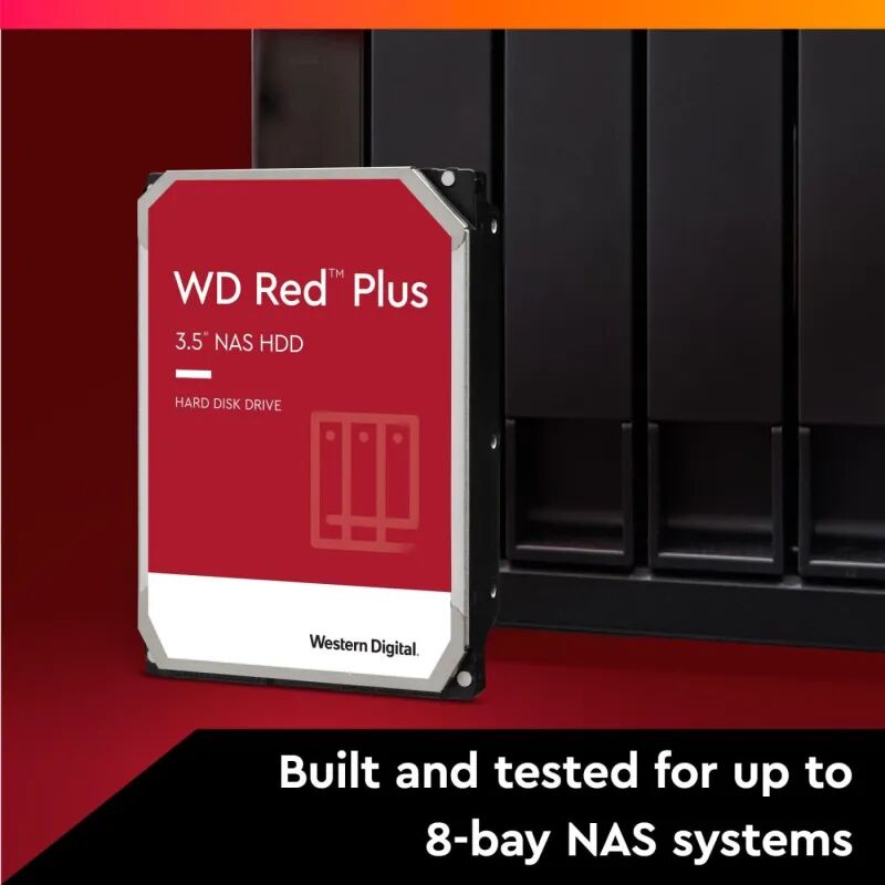 Disque Dur 3.5 Wd Red Plus 14 To 7200 Rpm (wd140efgx)