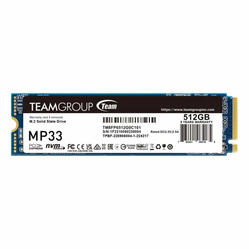 Disque Dur Ssd Nvme – 512gb (tm8fp6512g0c101)