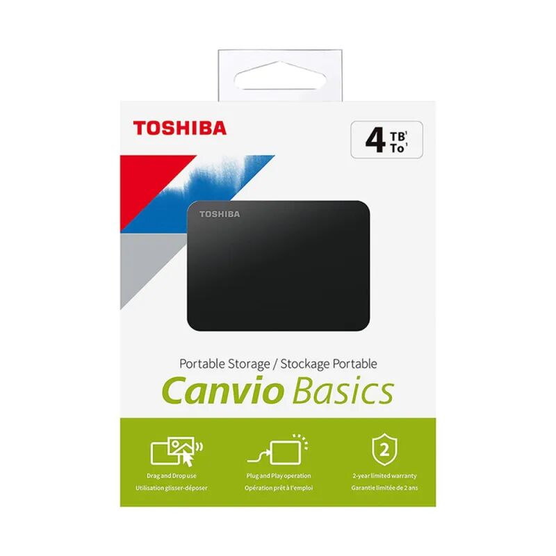 Disque Dur Externe Toshiba Canvio 4 To (hdtb440ek3ca)