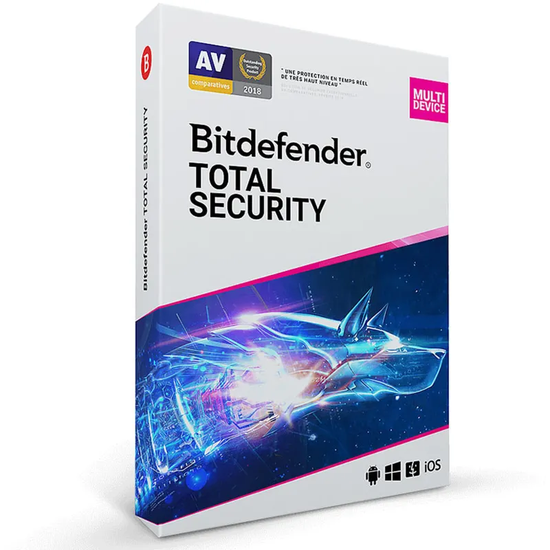 Bitdefender Total Security - 3 Postes / 1 An
