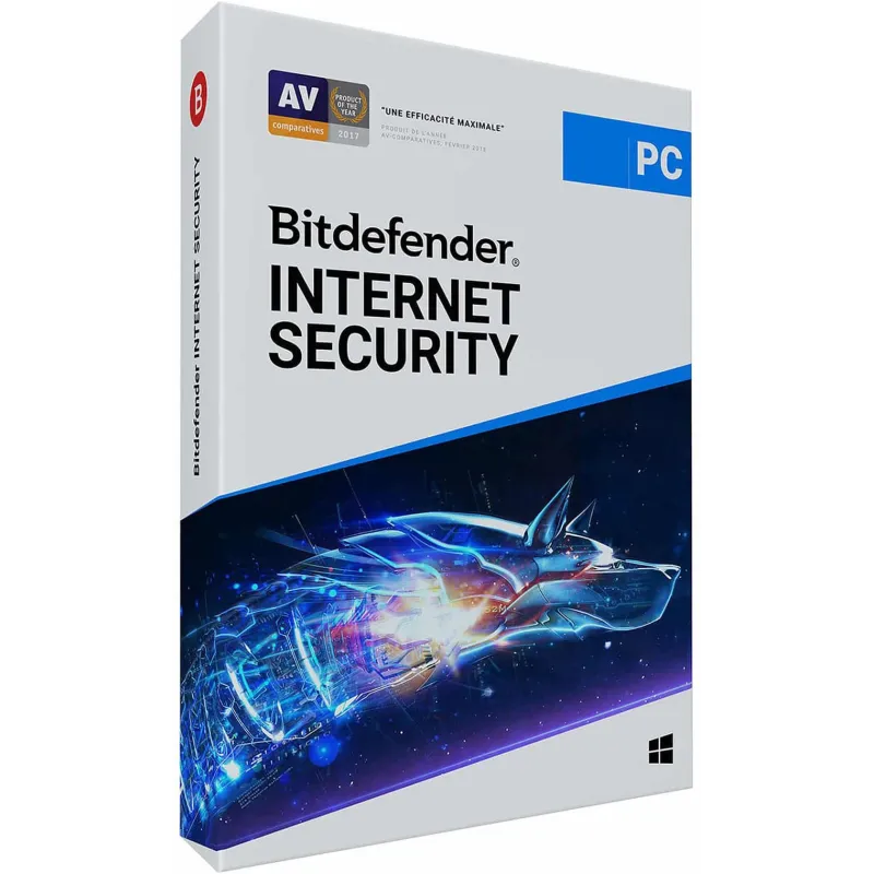 Bitdefender Internet Security - 1 Poste / 12 Mois