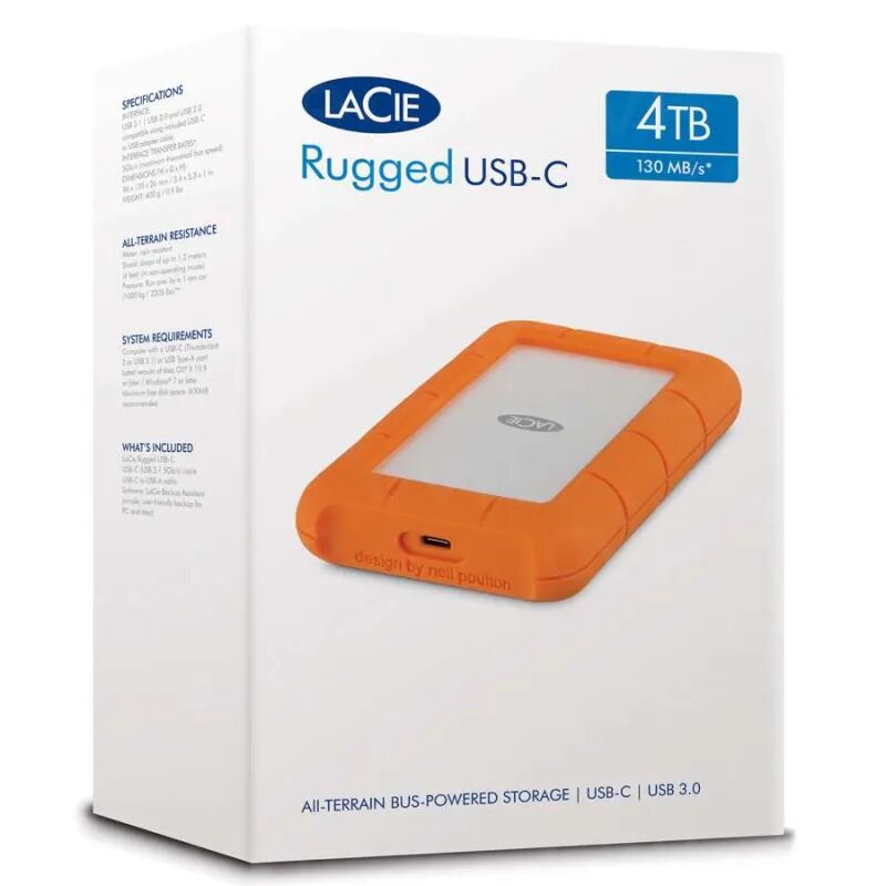 Disque Dur Externe Antichoc Rugged 4 To Usb-c thumbnail 3