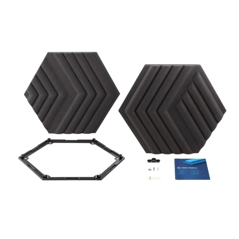 Mousse Acoustique Wave Panels Extension Set Noir - 10aak9901 thumbnail 3