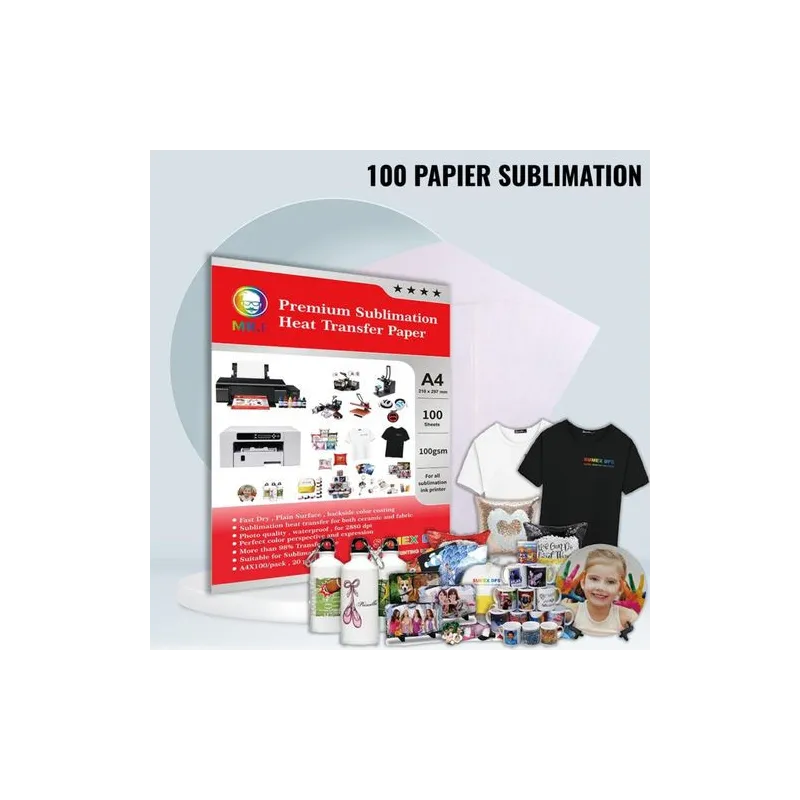 Papier À Haute Fréquence De Transfert De Chaleur Par Sublimation A4