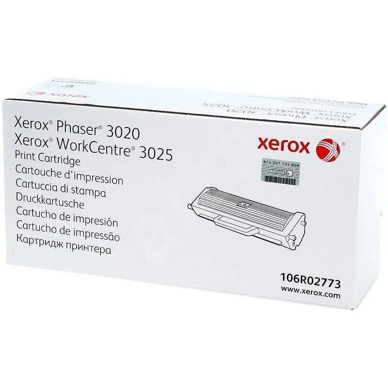 Toner Workcentre 3025 106r02773 Noir (1500 Pages)