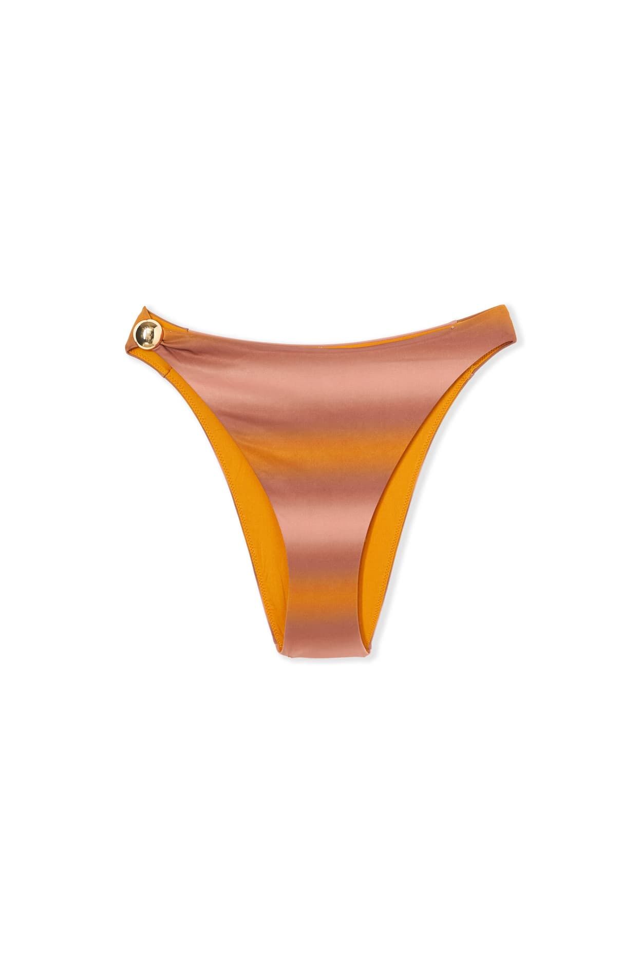 Bas De Maillot De Bain Brésilien High Leg Avec Détail Bijou