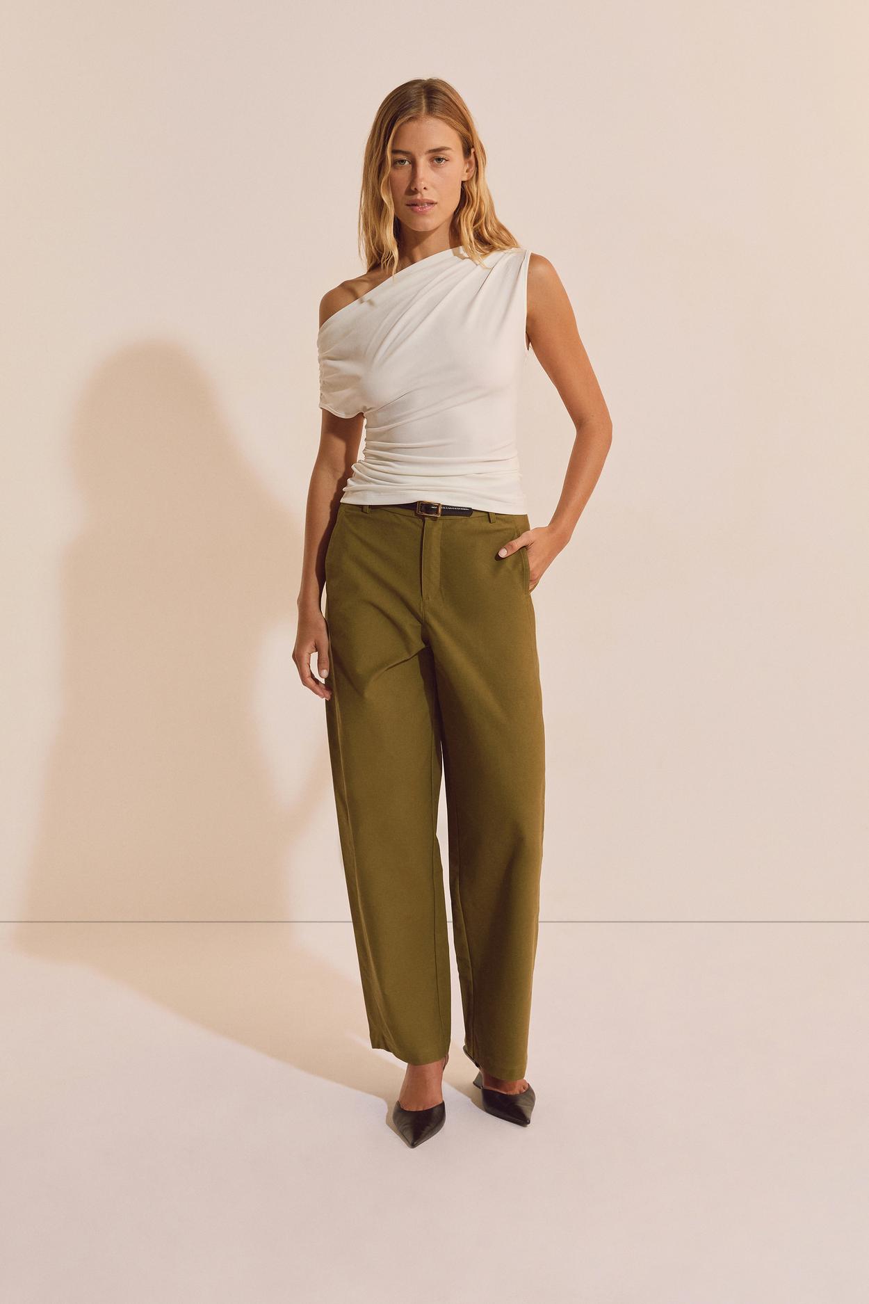 Pantalon Barrel Avec Coton thumbnail 1