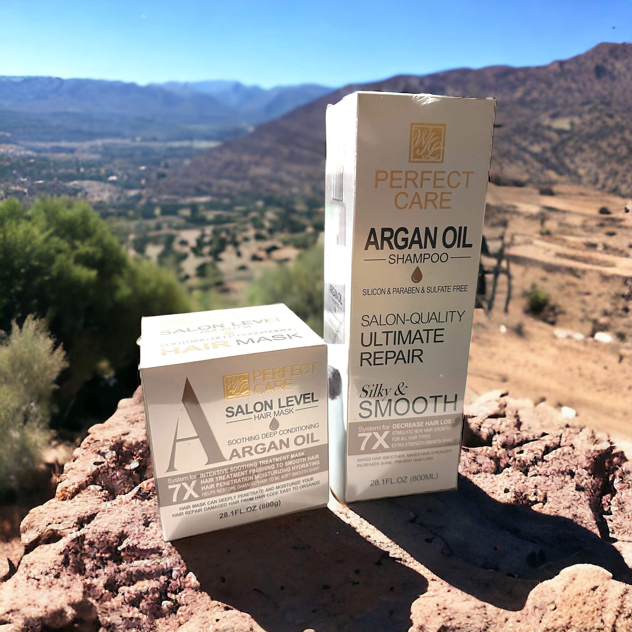 Shampooing Et Masque À L'huile D'argan 