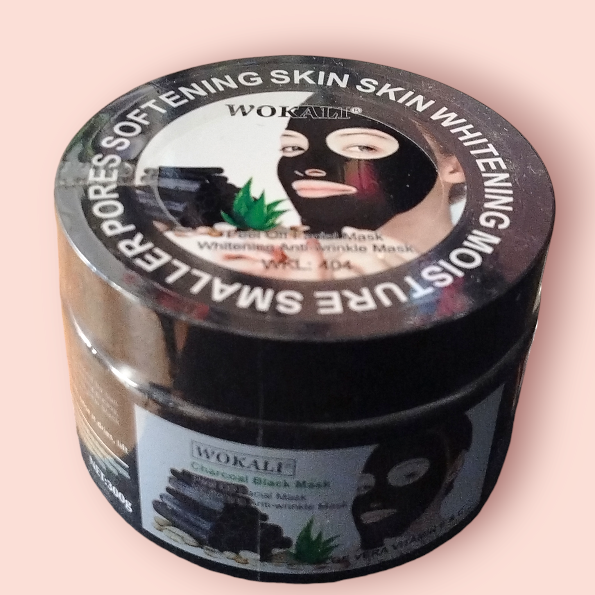 Masque Facial Peel-off Au Charbon Et Aloe Vera 