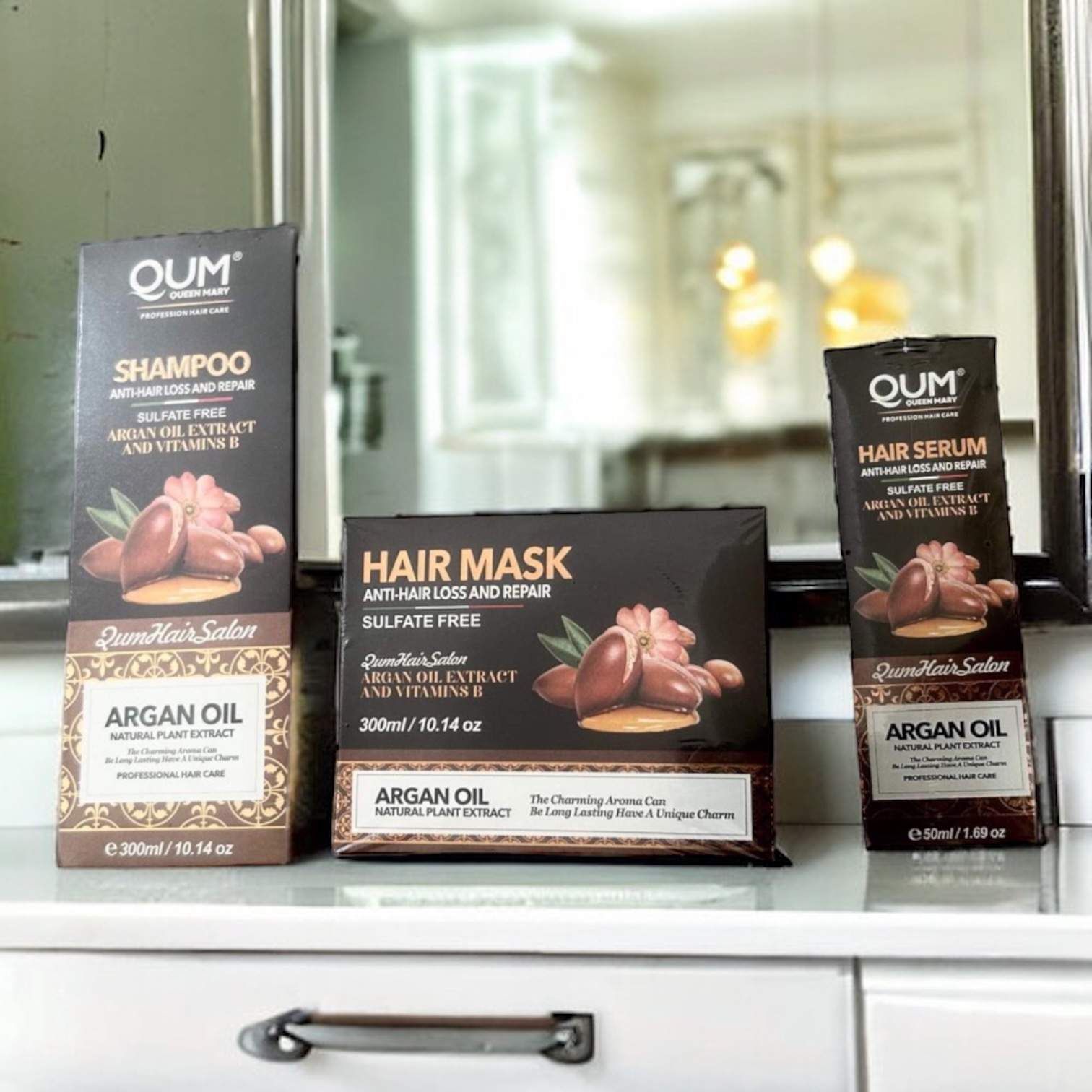 Pack 3 En 1 Shampooing Sérum Et Masque Soi Argan