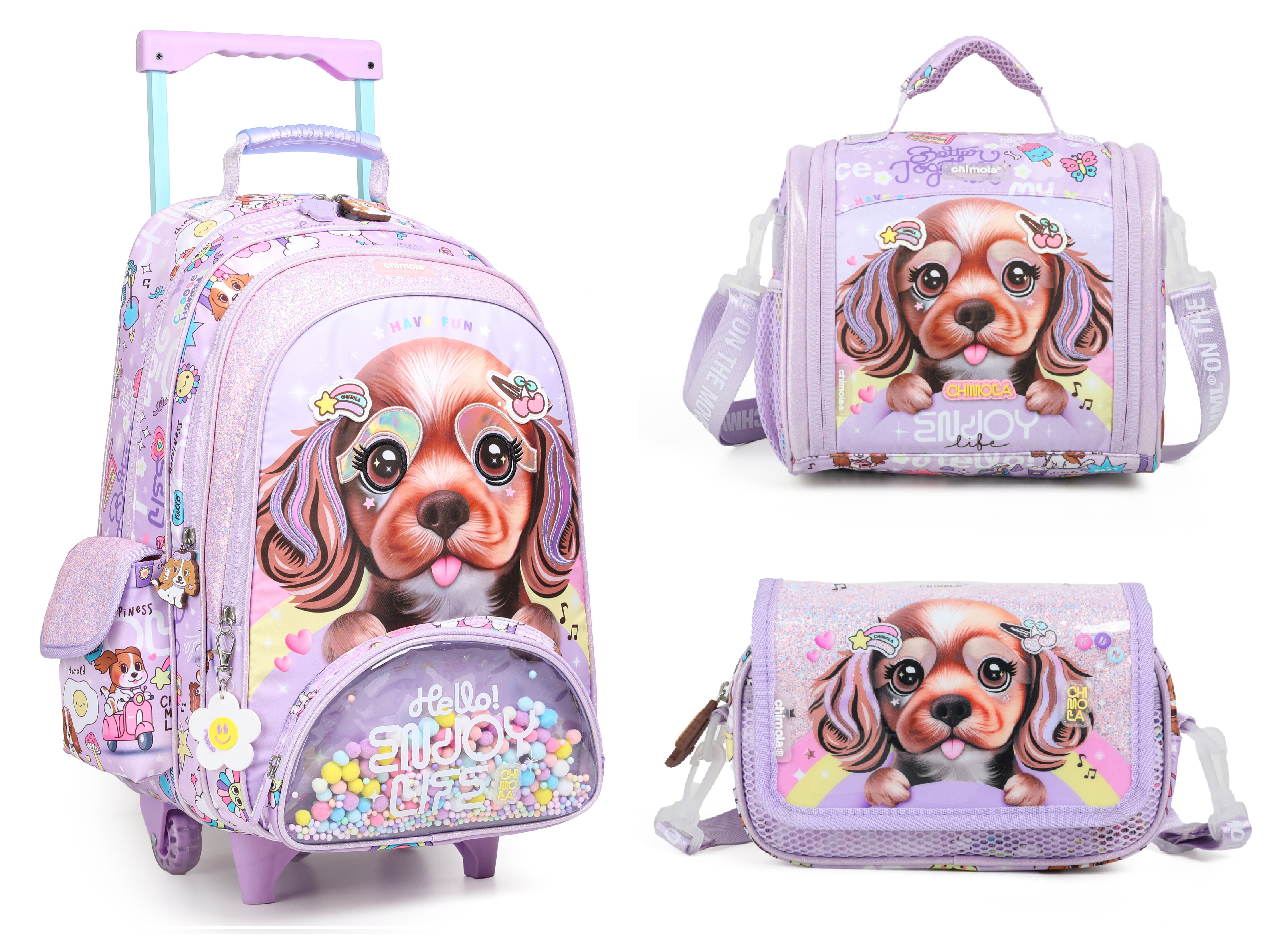 Pack Roulette + Sac Lunch + Trousse Dog