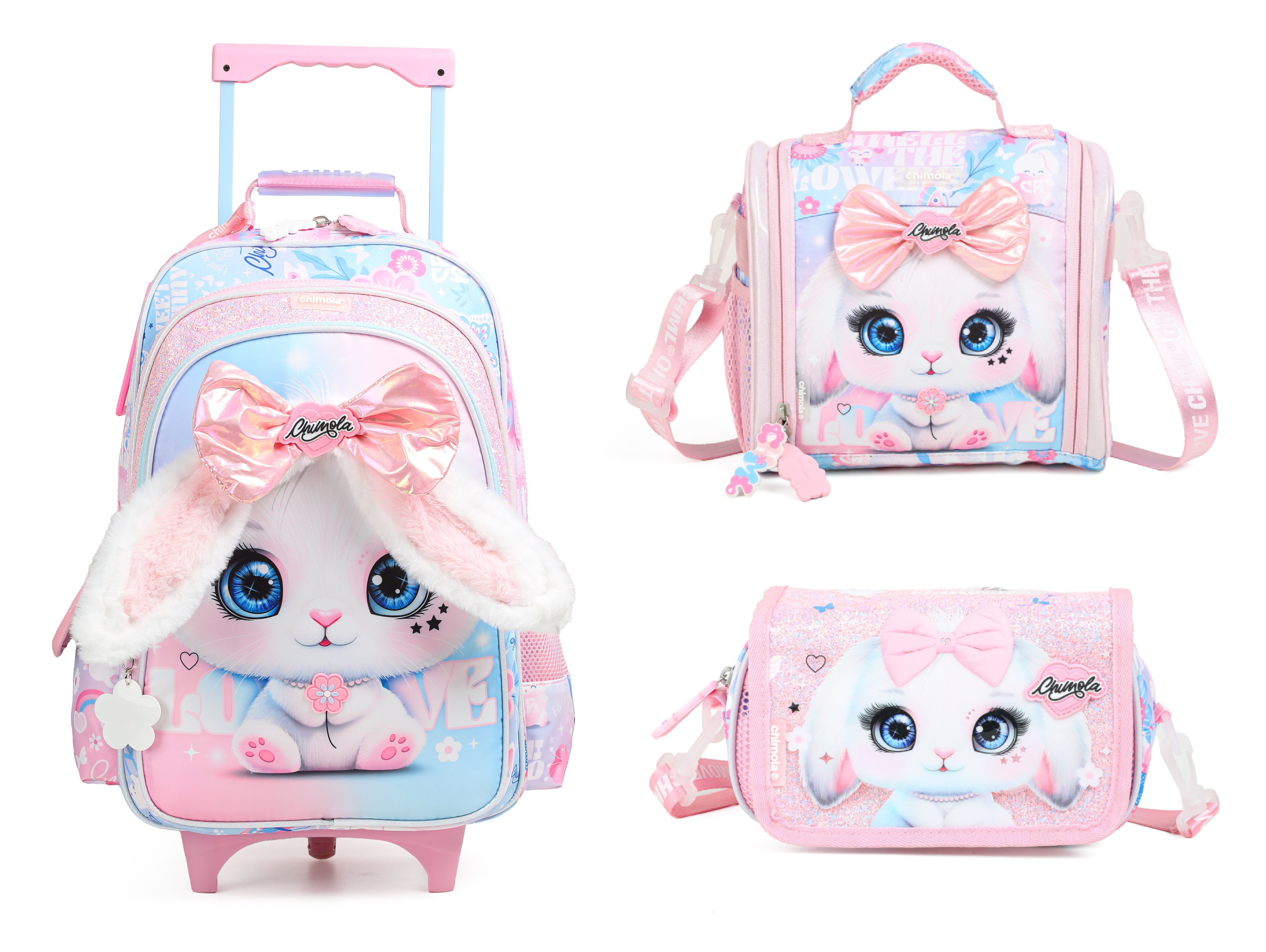 Pack Roulette + Sac Lunch + Trousse Bunny