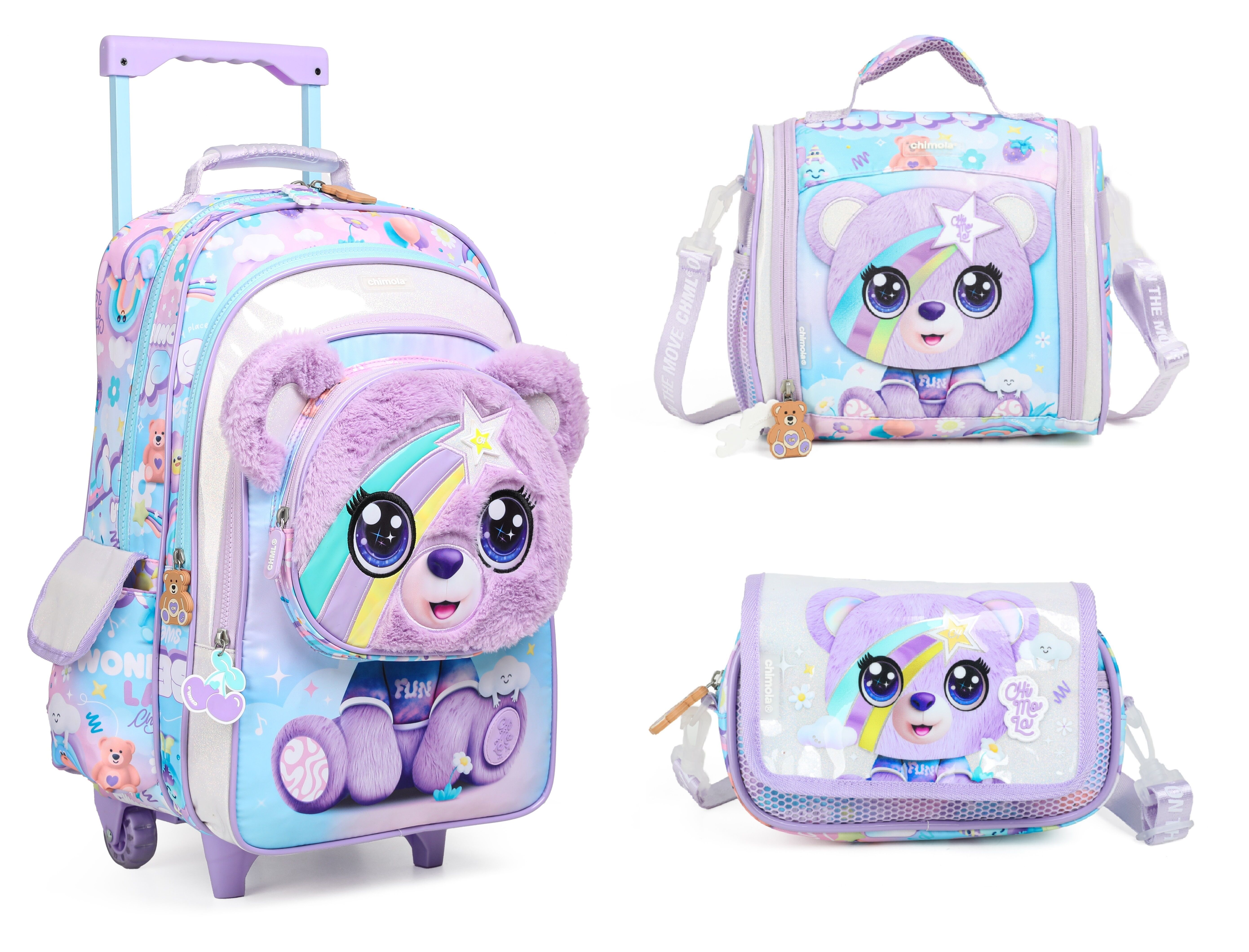 Pack Roulette + Sac Lunch + Trousse Bear
