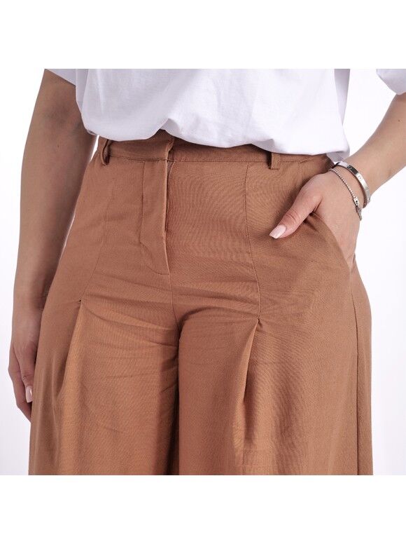 Pantalon Fluide À Plis thumbnail 3