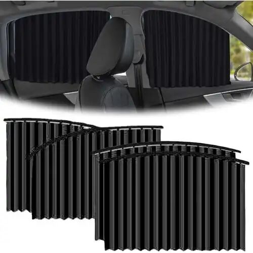Pack De 4 Rideaux Magnétiques Pare-soleil Voiture  thumbnail 2