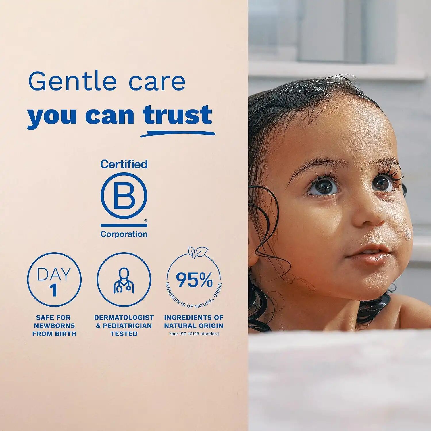 Gel Nettoyant 2 En 1 Corps Et Cheveux Bébé Flacon Tube