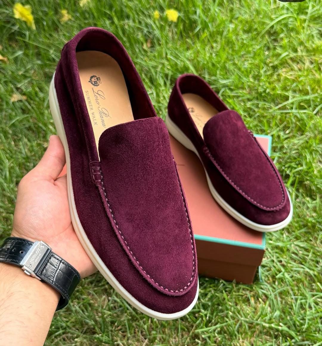 Mocassins En Cuir Suédé