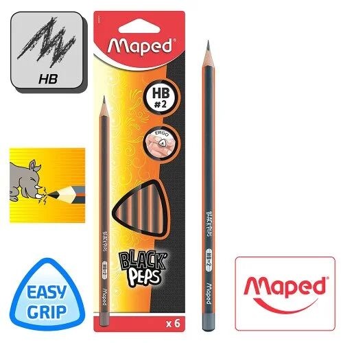 Crayon Hb2 À Papier - Boîte De 12