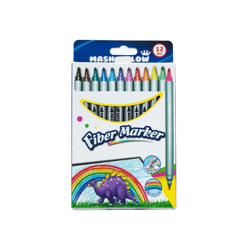 Lot De 12 Feutres Double Pointe
