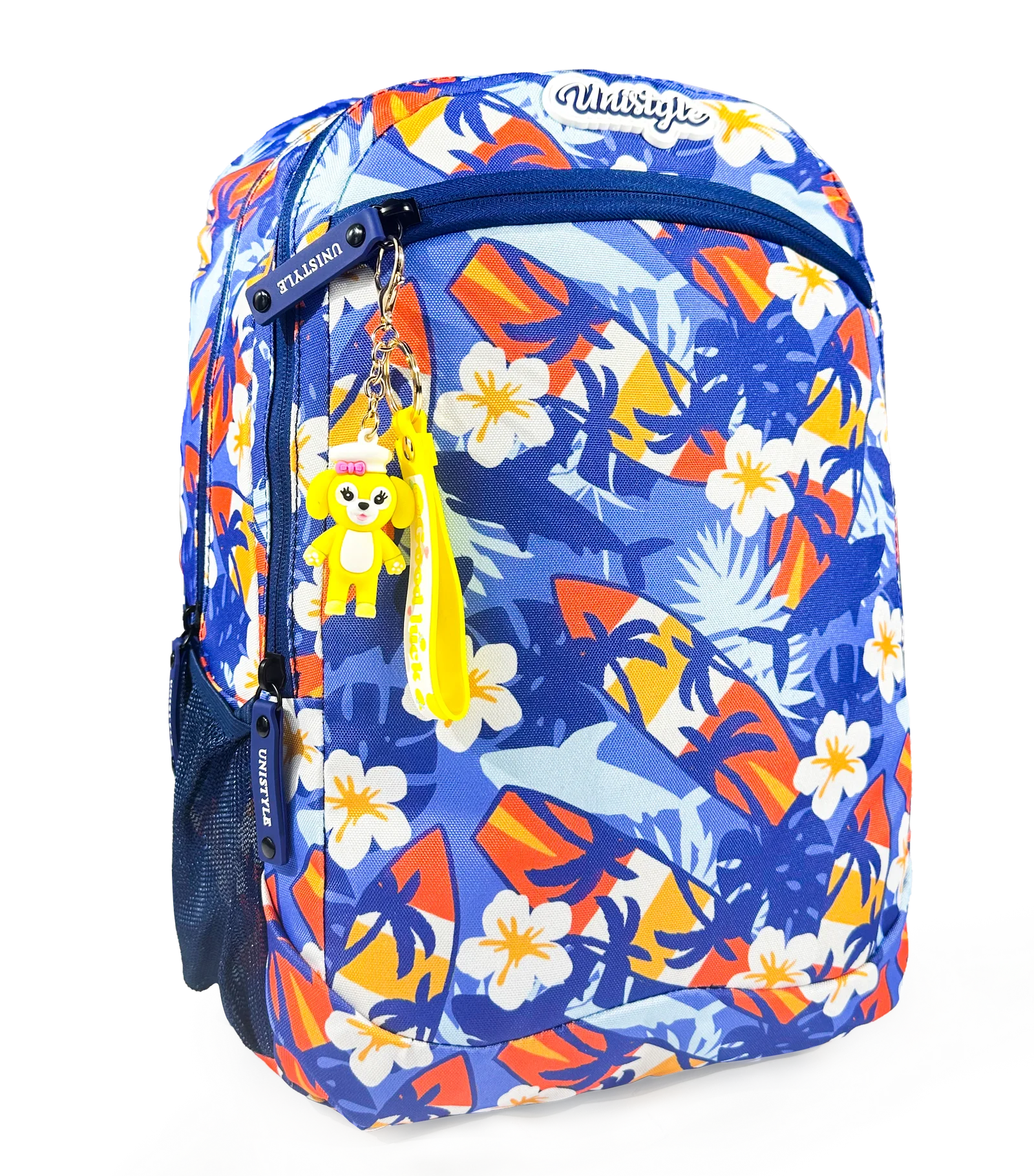 Sac À Dos 18 Pouces 3 Poches Motifs Garçon Avec Dos Renforcé + Porte-clés T23-mt