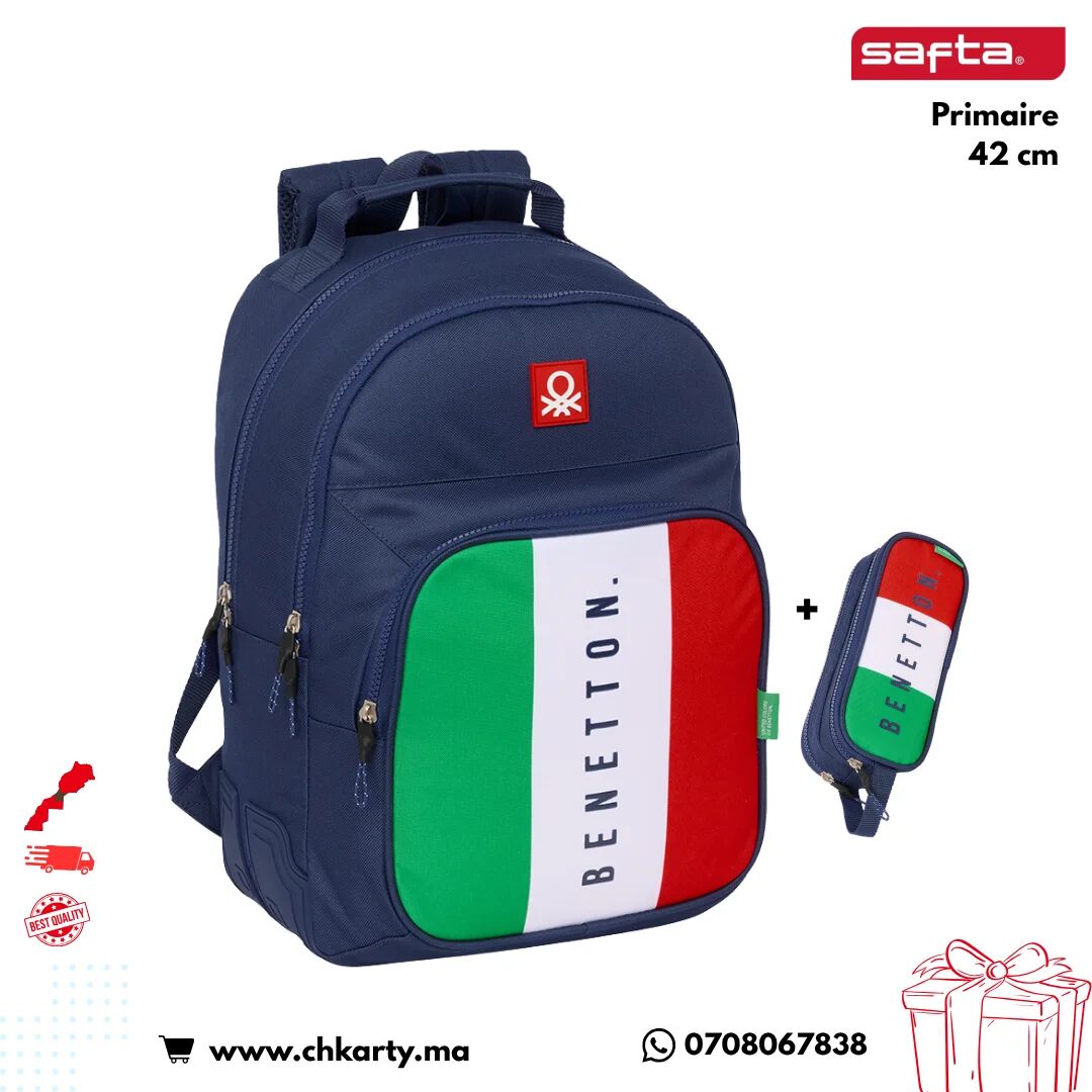 Cartable Scolaire Avec Trousse Assortie