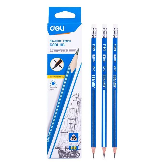 Crayon De Papier Hb - Boîte De 12