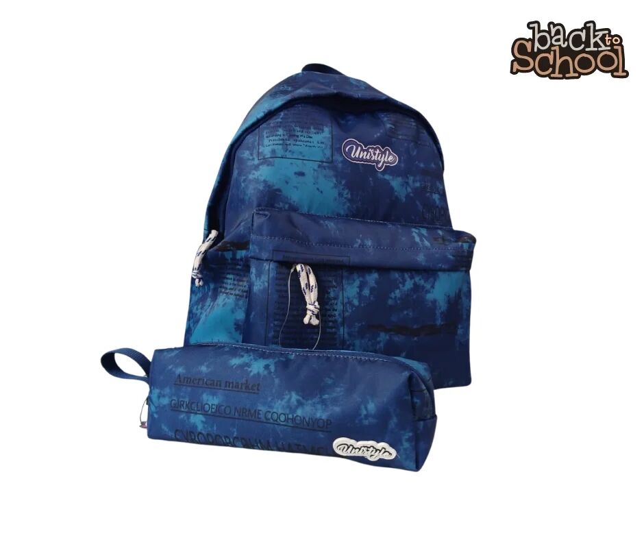 Duo : Sac À Dos Enfants Et Adultes 16 Pouces + Trousse