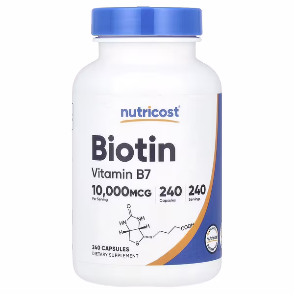 Biotine 10 000 Mcg – 240 Capsules