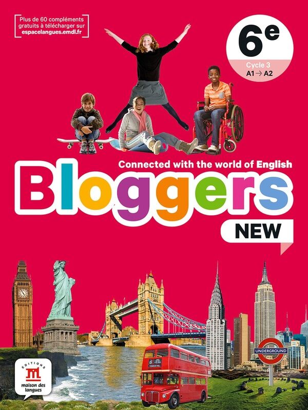 Bloggers New Anglais 6e Livre De Lélève A1>a2
