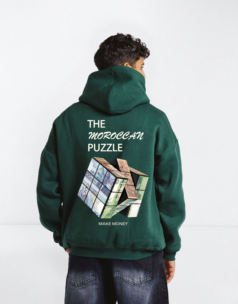 Hoodie Unisexe The Moroccan Puzzle – Sweat À Capuche Streetwear thumbnail 2