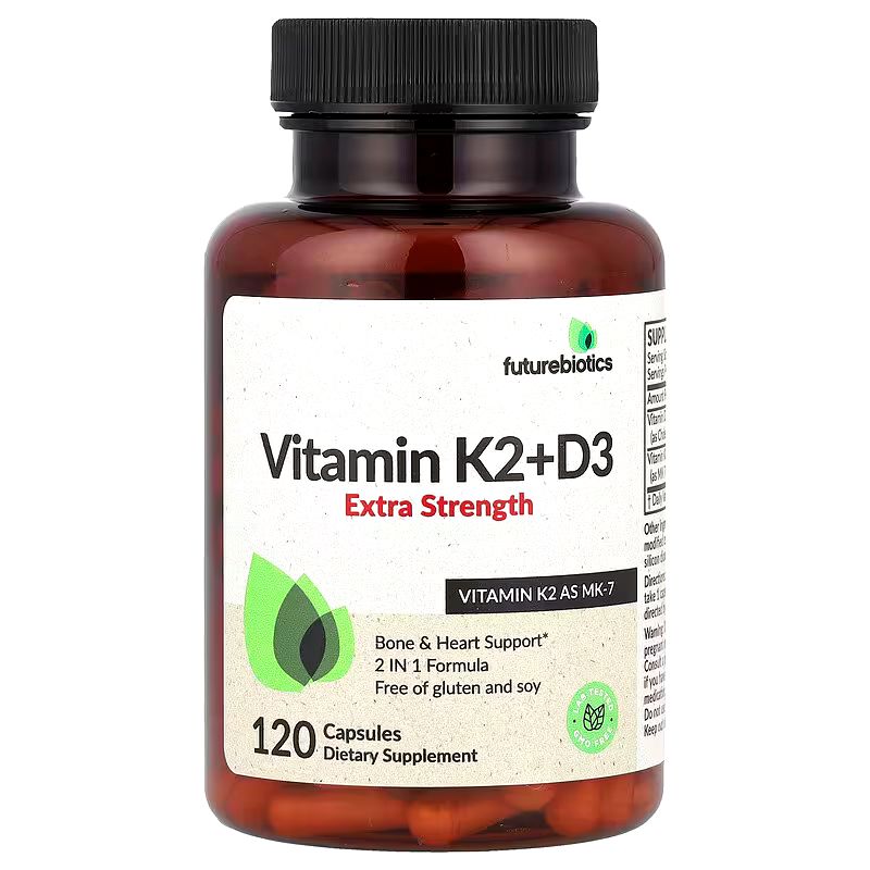 Vitamin K2 + D3 Extra Strength – 120 Capsules thumbnail 1