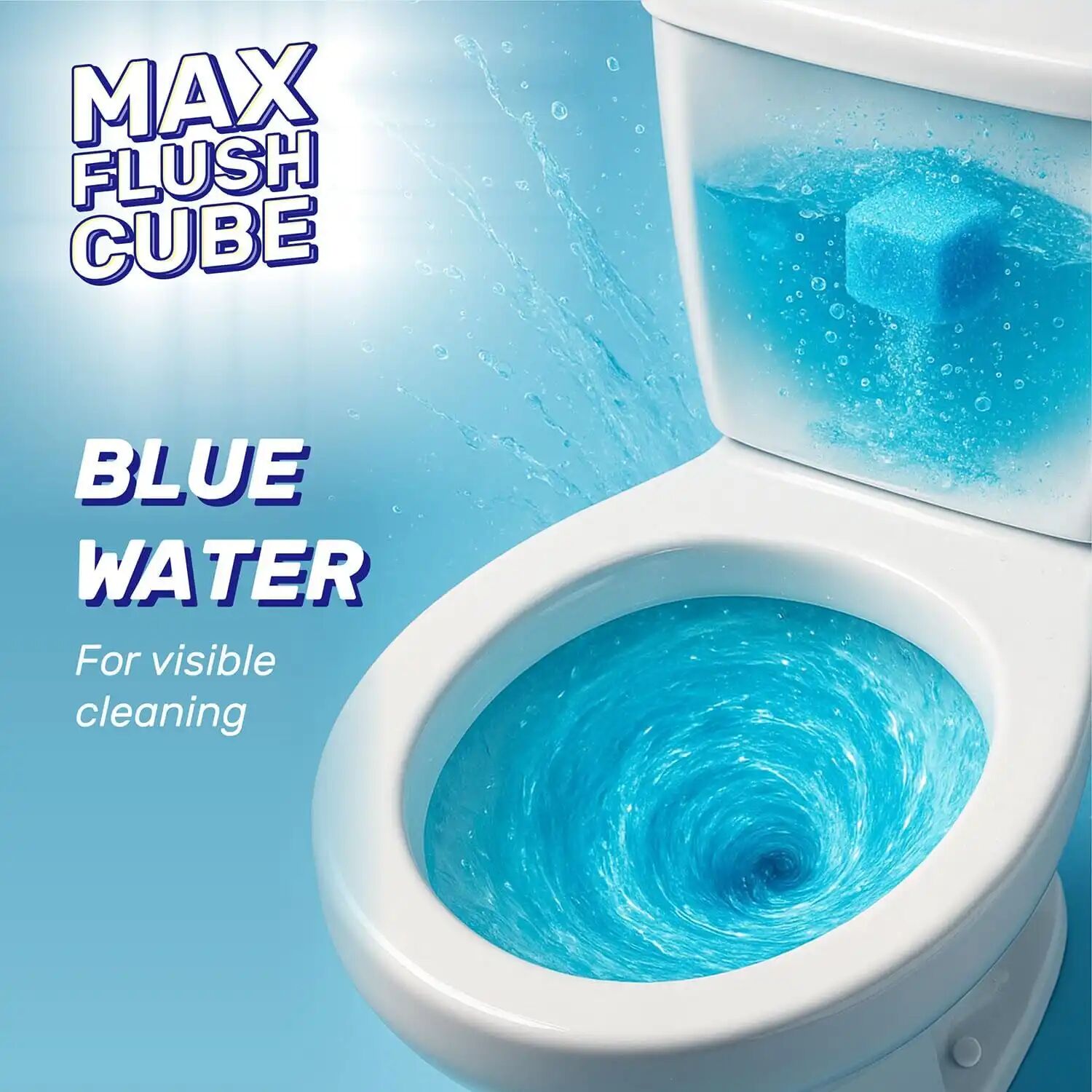 Lot De 4 Blocs Nettoyants Colorés Max Flush Cuve Pour Réservoir De Toilettes thumbnail 4