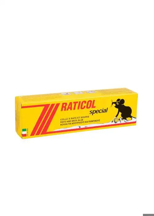 Raticol Piège À Colle Adhésif Souris Rat, Solution Efficace Pour Éliminer Les Rongeurs