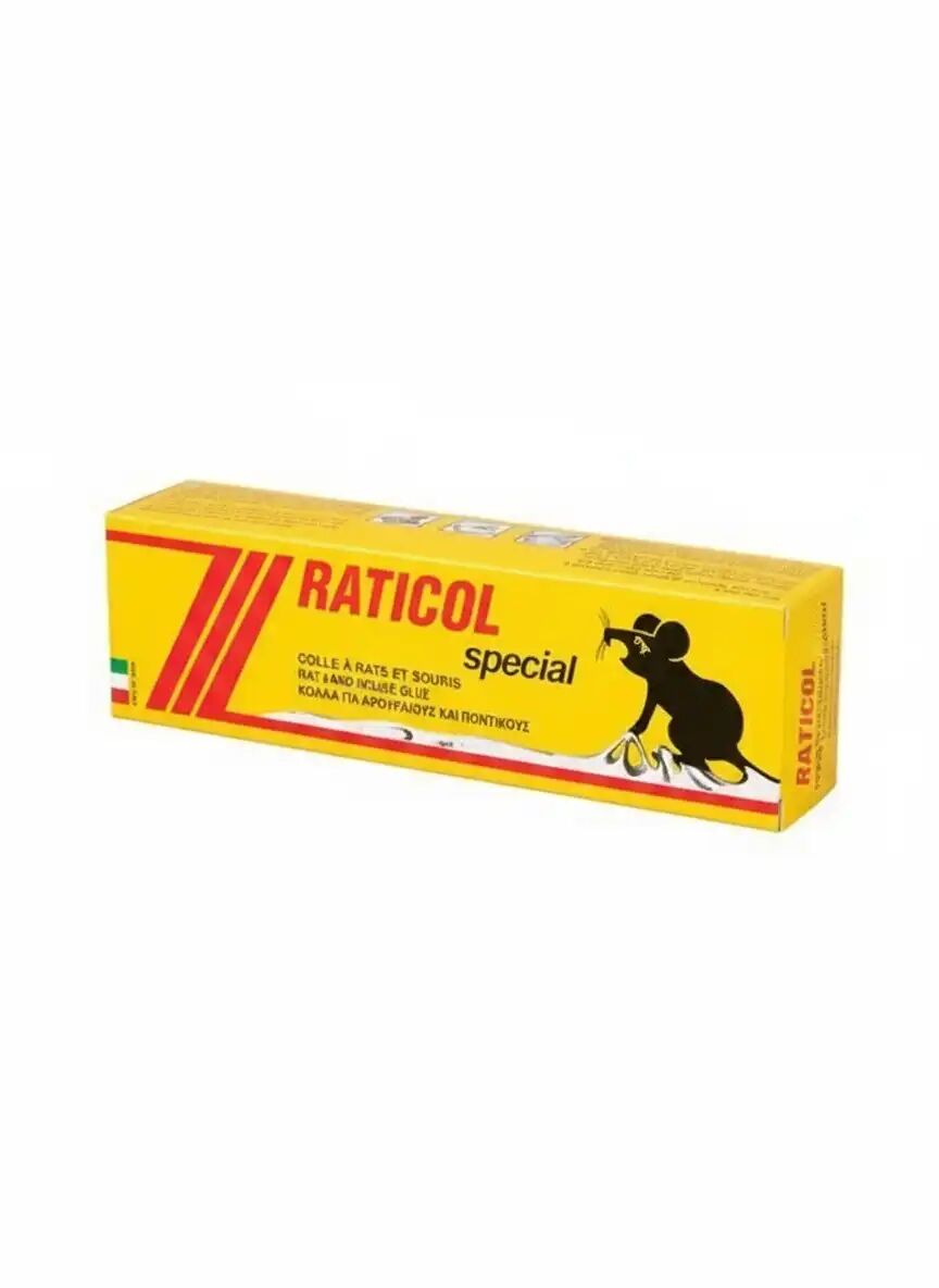 Raticol Piège À Colle Adhésif Souris Rat, Solution Efficace Pour Éliminer Les Rongeurs