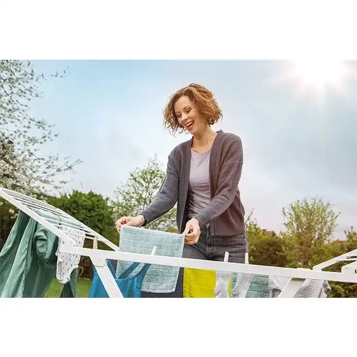Étendoir À Linge En Plastique, Stable Et Pliable thumbnail 4