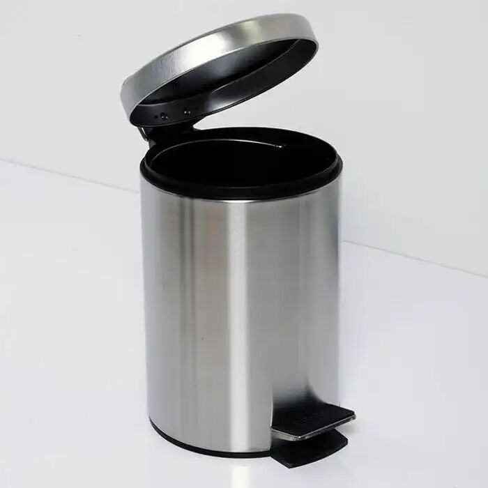 Poubelle À Pédale En Inox 12 L thumbnail 1