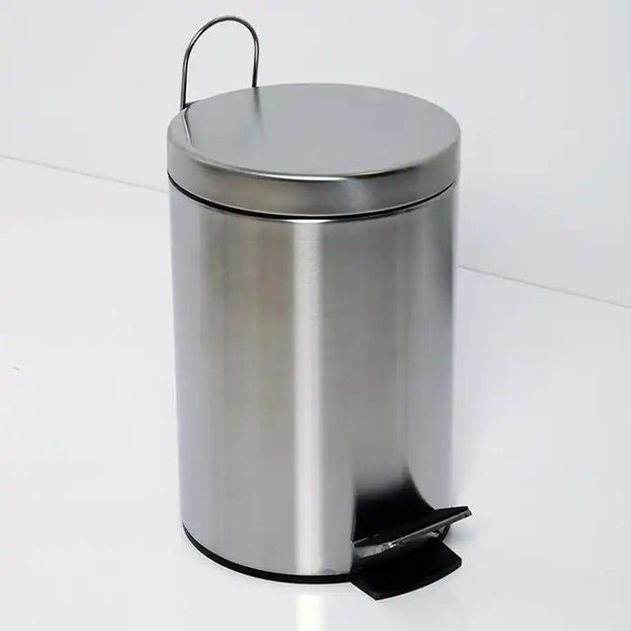 Poubelle À Pédale En Inox 12 L thumbnail 4