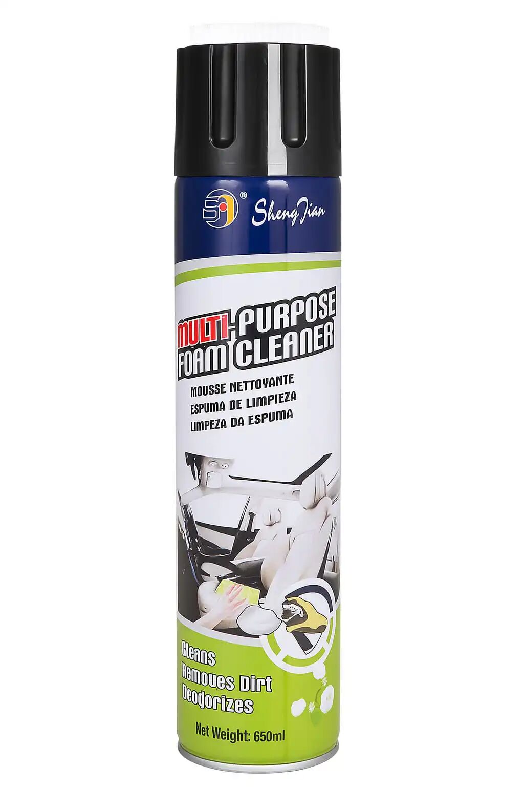 Multi-purpose Foam Cleaner Nettoyant En Mousse Polyvalent 650 Ml