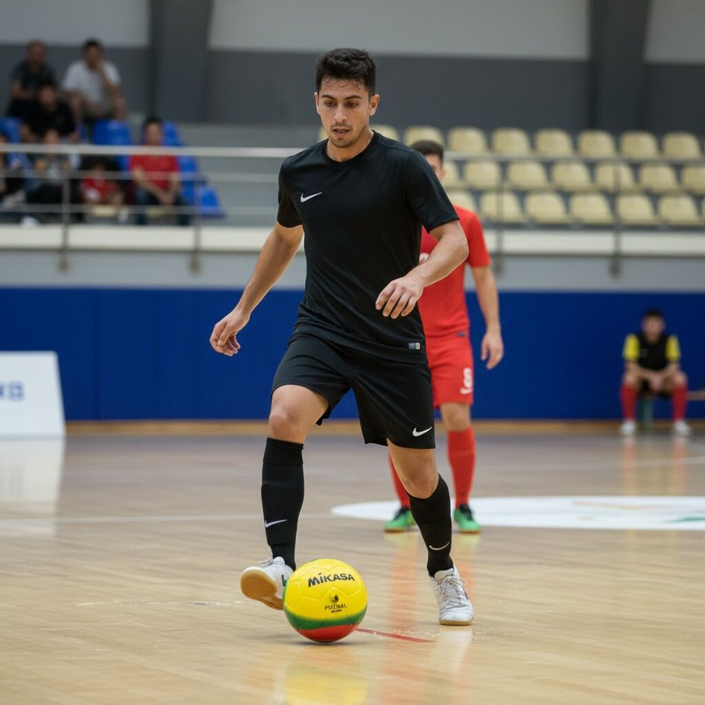 Ballon De Football Futsal Fl450 Taille Standard – Jaune – Cuir Synthétique – Mixte thumbnail 4