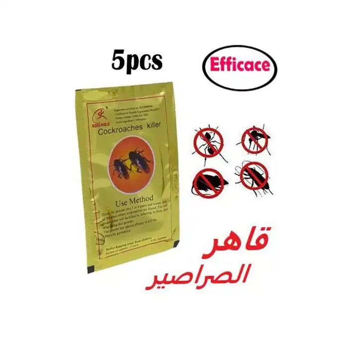 Poudre Appât Efficace Pour Tuer Les Cafards, Insecticide Spécial, Anti-cafards thumbnail 4