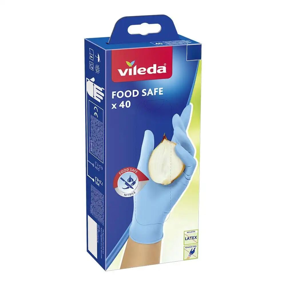Lot De 40 Gants Jetables Food Safe M / L (7.5-8.5)